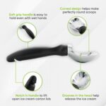 spring chef heavy duty metal ice cream scoop